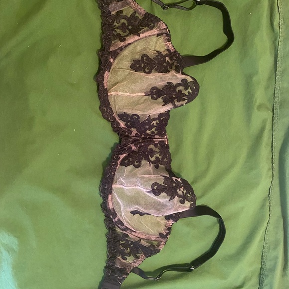 BNWT Fleur of England Onyx Balcony Bra - Picture 7 of 9